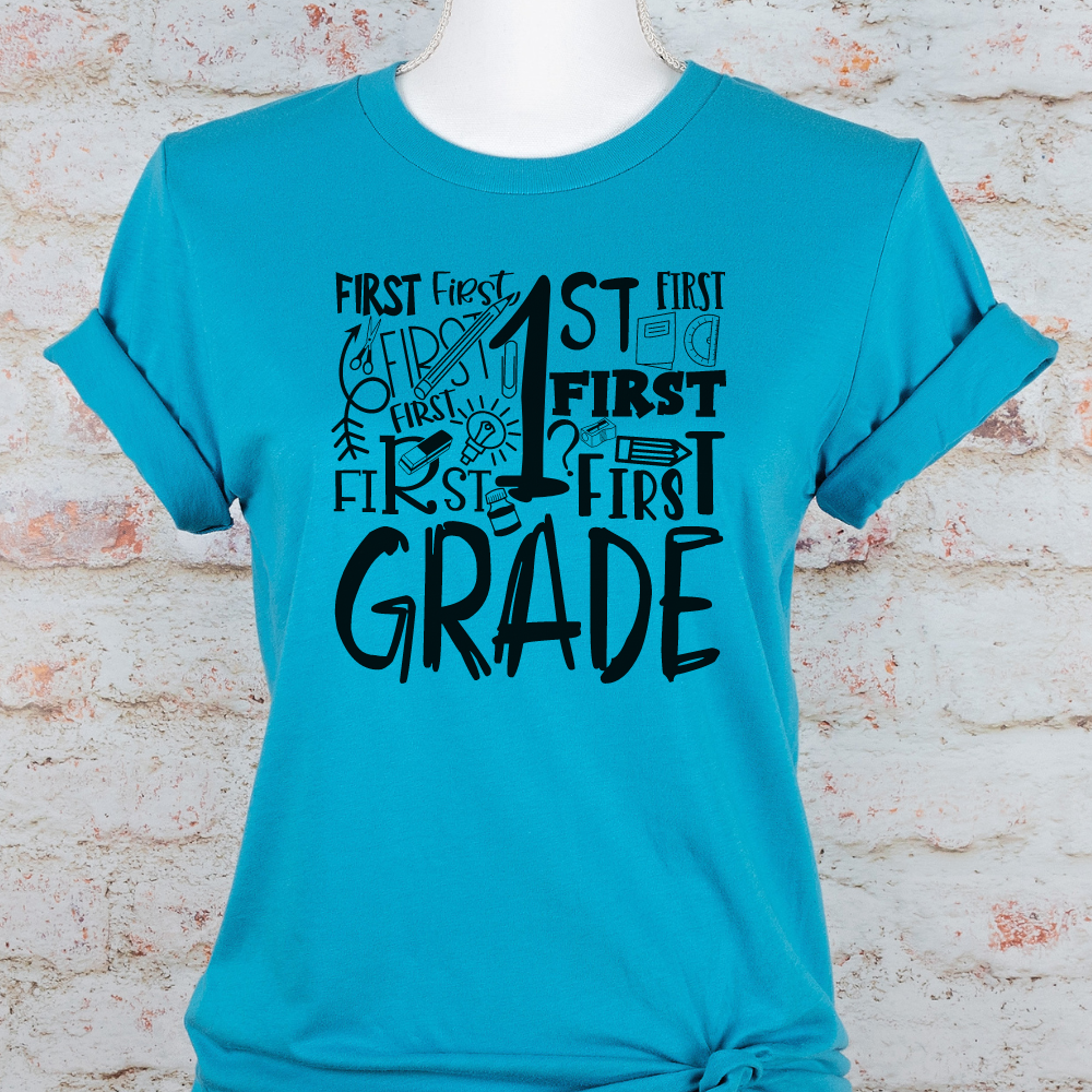 Custom Unisex 1st Grade T-Shirt