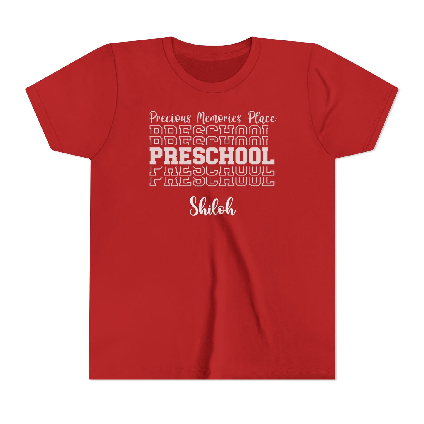 Custom Preschool Youth Tee - School Spirit Building Shirt