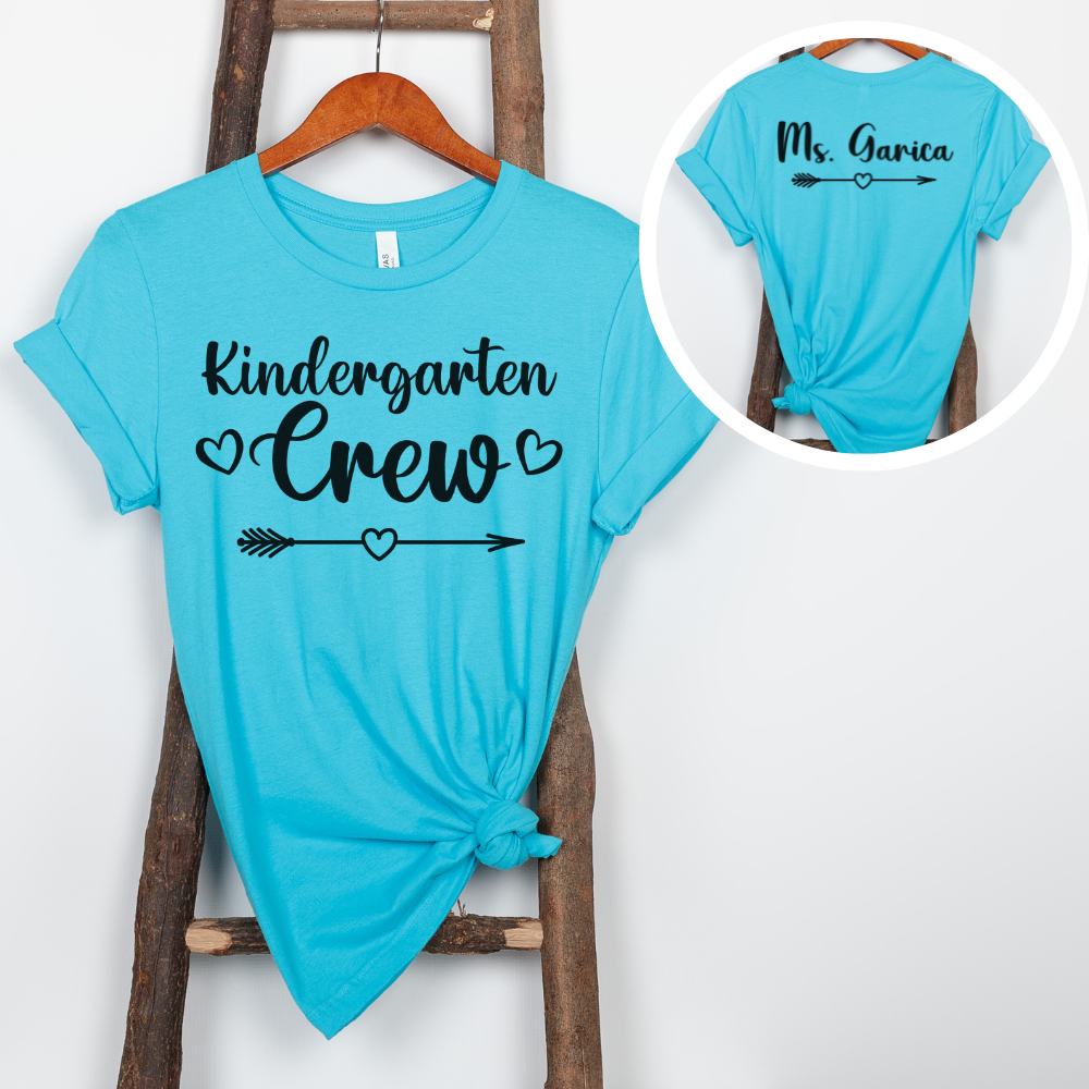 Custom Unisex Kindergarten Crew T-Shirt