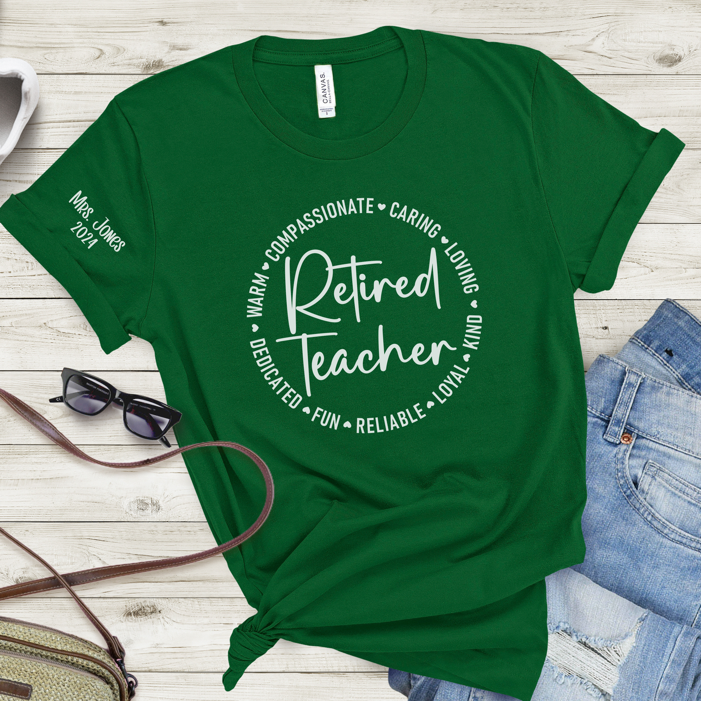 Custom Retired Teacher Unisex T-Shirt