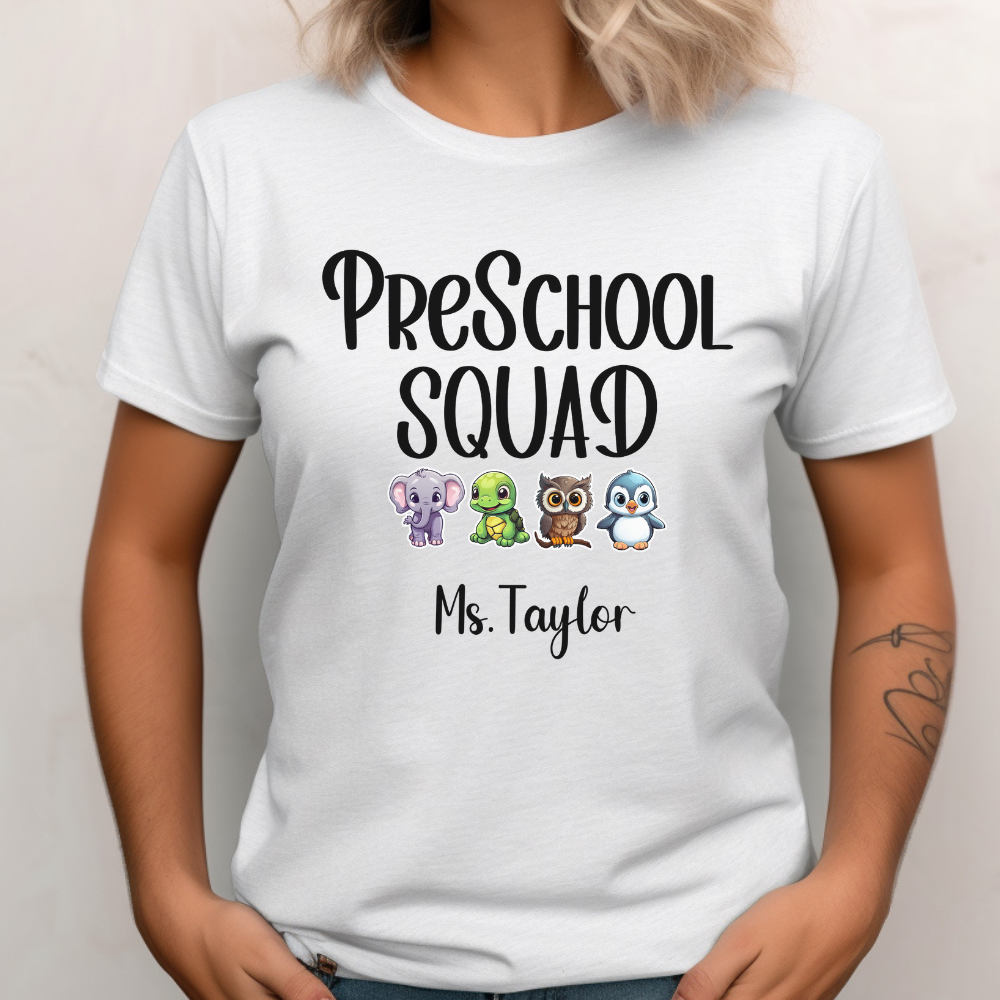 Custom Unisex PreSchool Squad T-Shirt