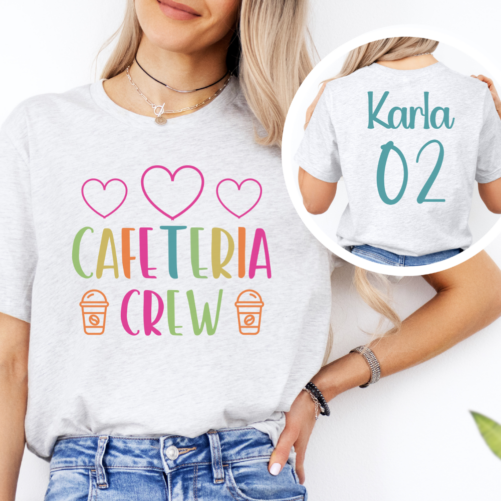 Custom Unisex Cafeteria Crew T-shirt