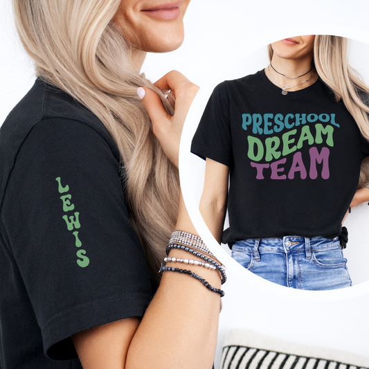 Custom Unisex Preschool Dream Team T-Shirt