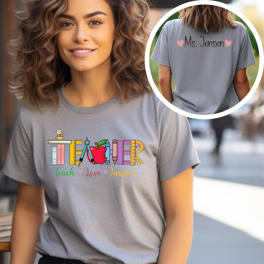 Custom Unisex Teacher Tools T-Shirt