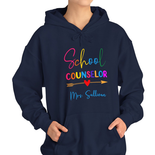 Custom Unisex Heavy Blend School Counselor Hoodie