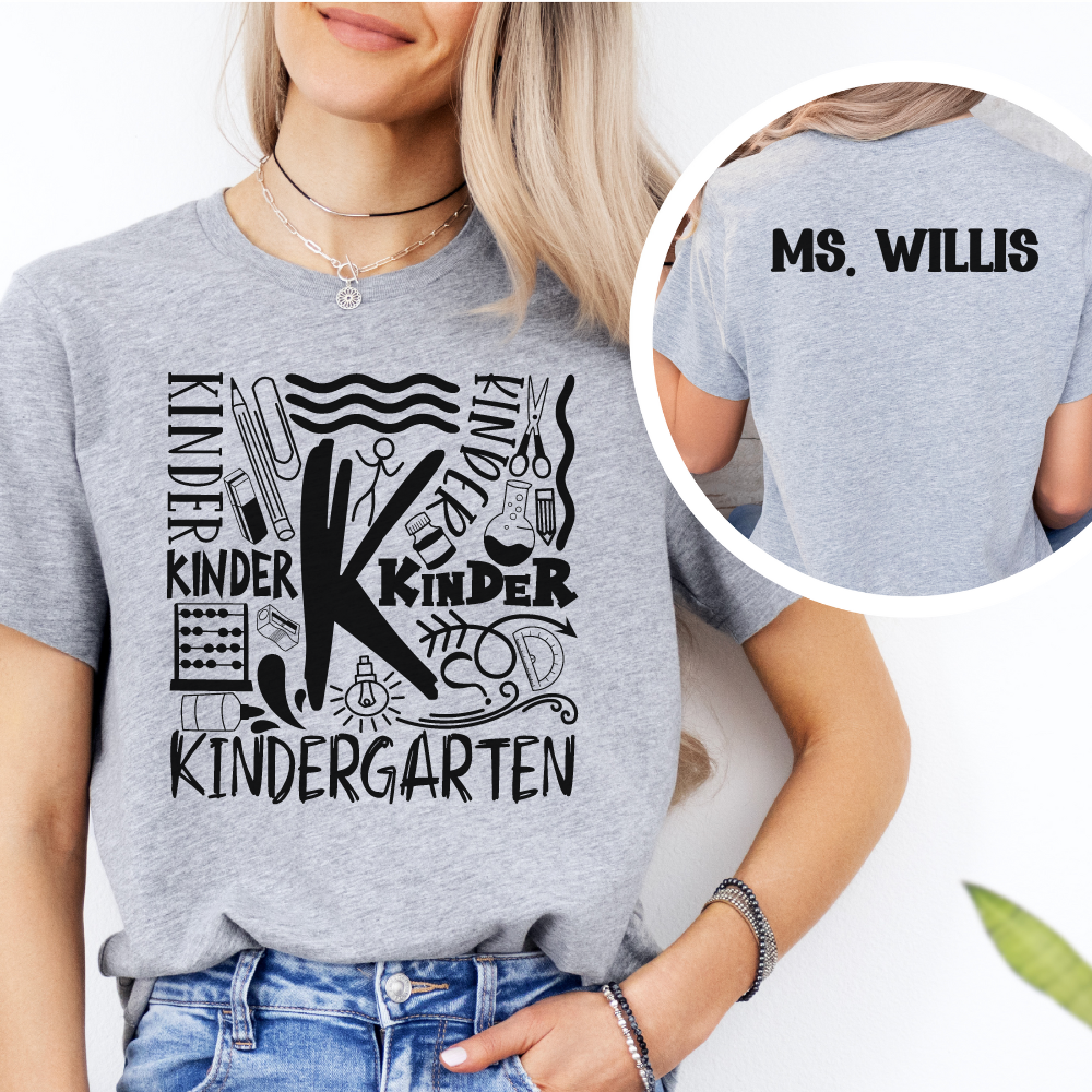 Custom Unisex Kindergarten T-Shirt