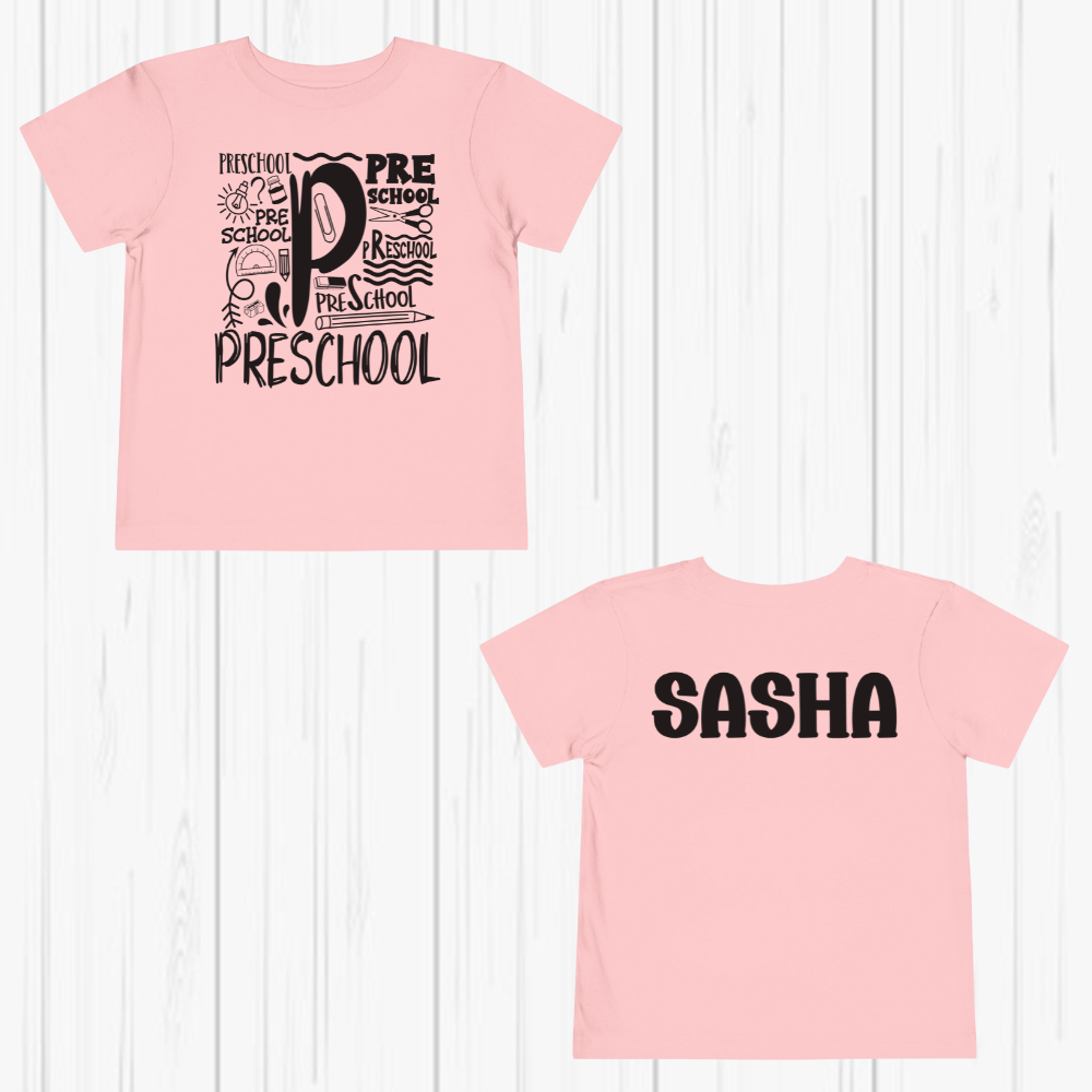 Custom Preschool Toddler T-Shirt