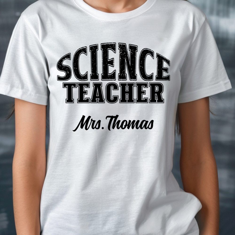 Custom Unisex Science Teacher T-Shirt