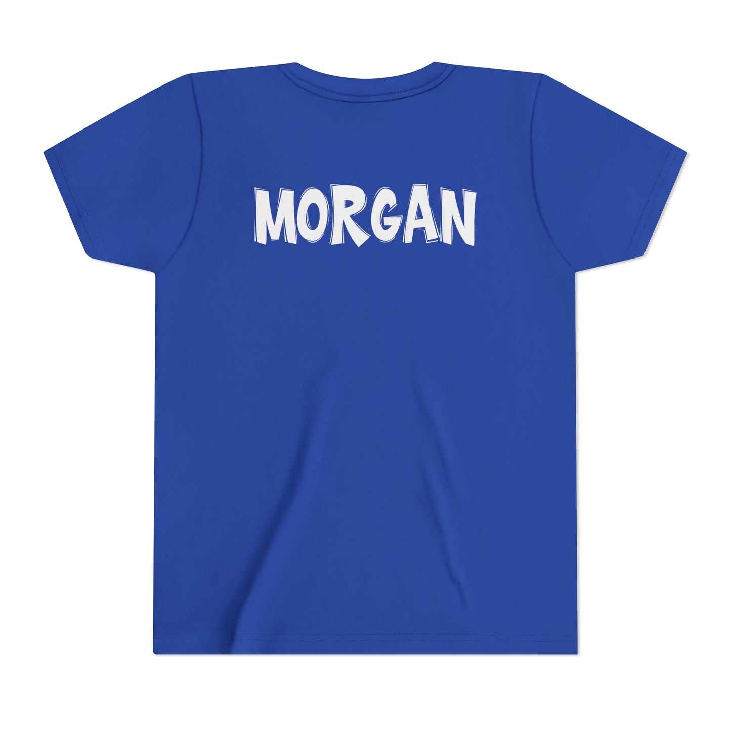 Custom School Name Youth Outlined T-Shirt