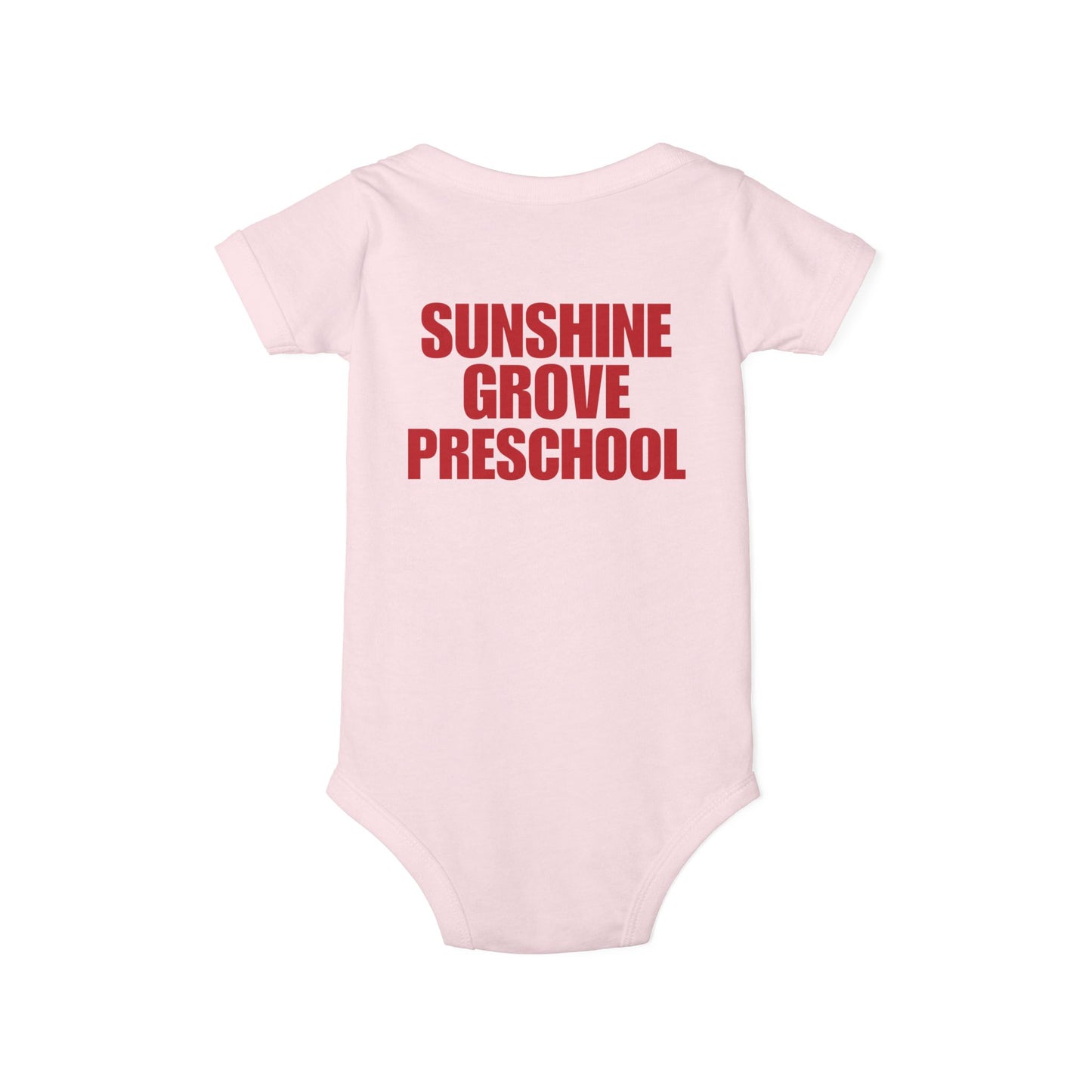 Custom Preschool Giraffe with Books Infant Jersey One Piece
