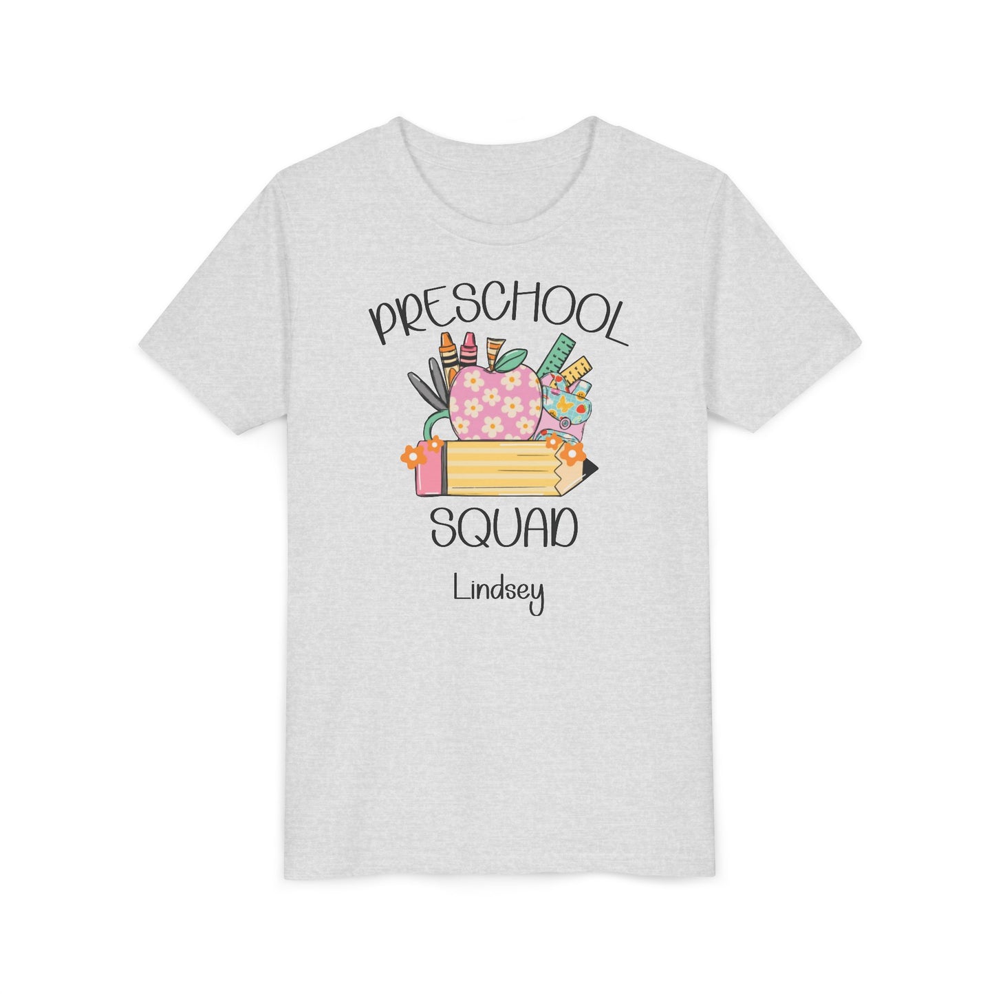 Custom Preschool Squad Youth T-Shirt