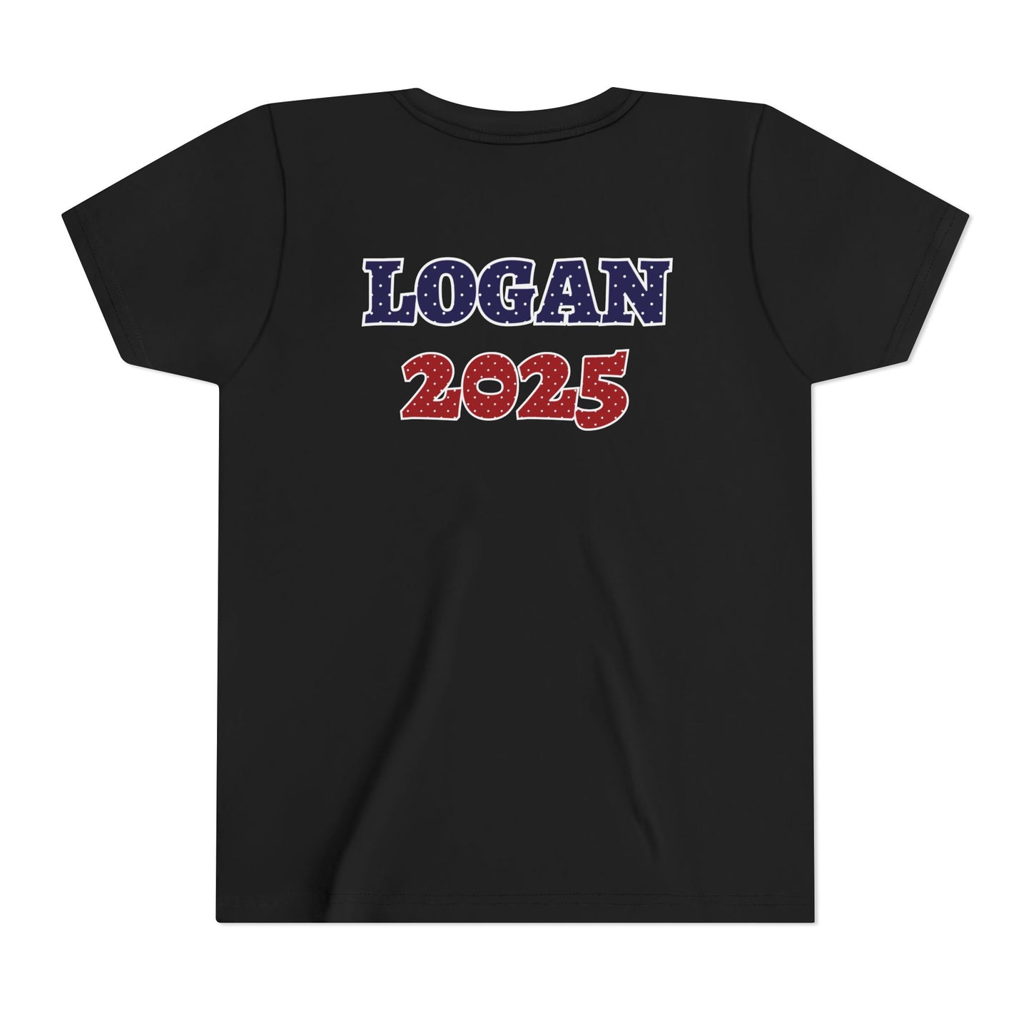 Custom Polka Dot Preschool Crew Youth T-Shirt