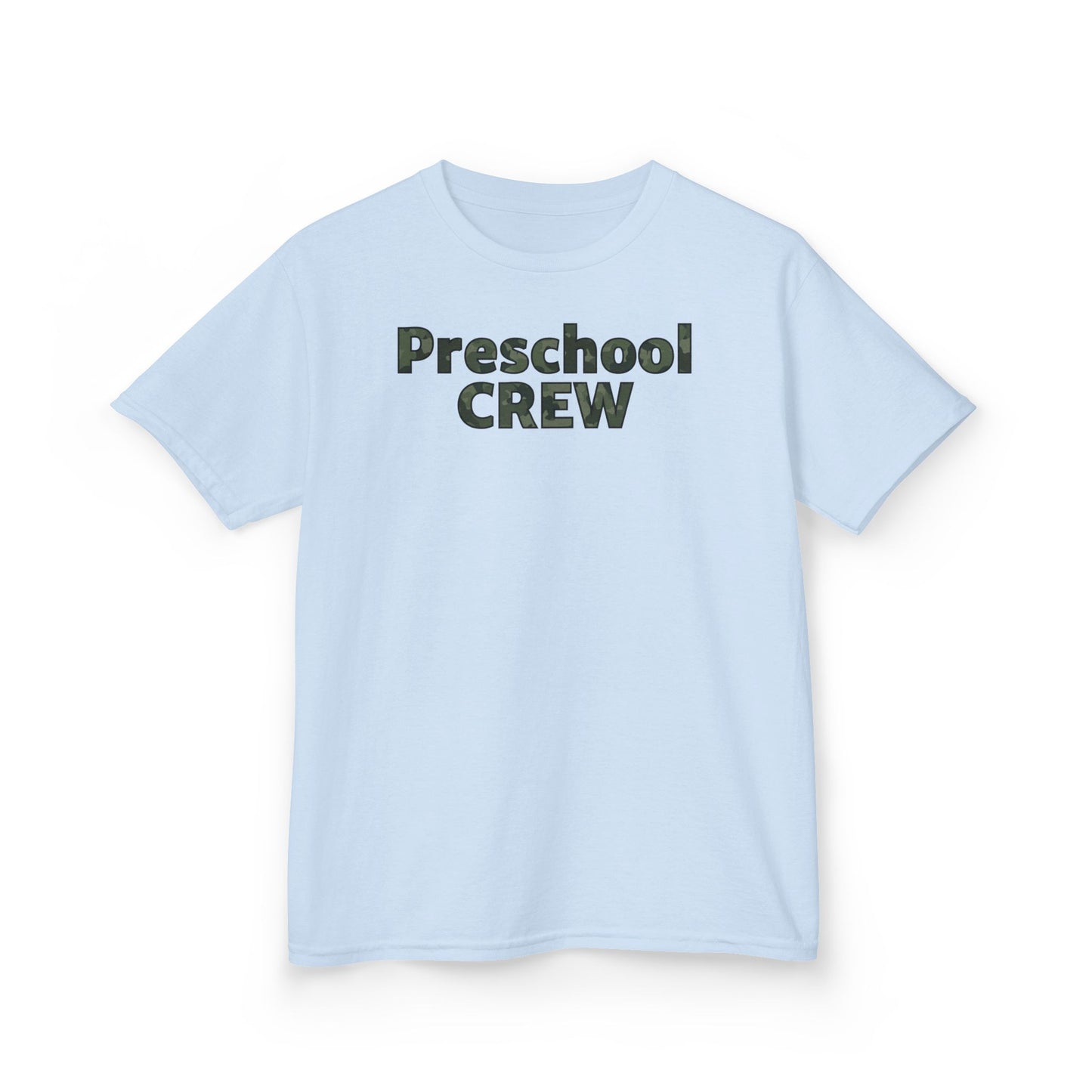 Custom Military Pront Preschool Crew Tee for Kids - Class of 2025