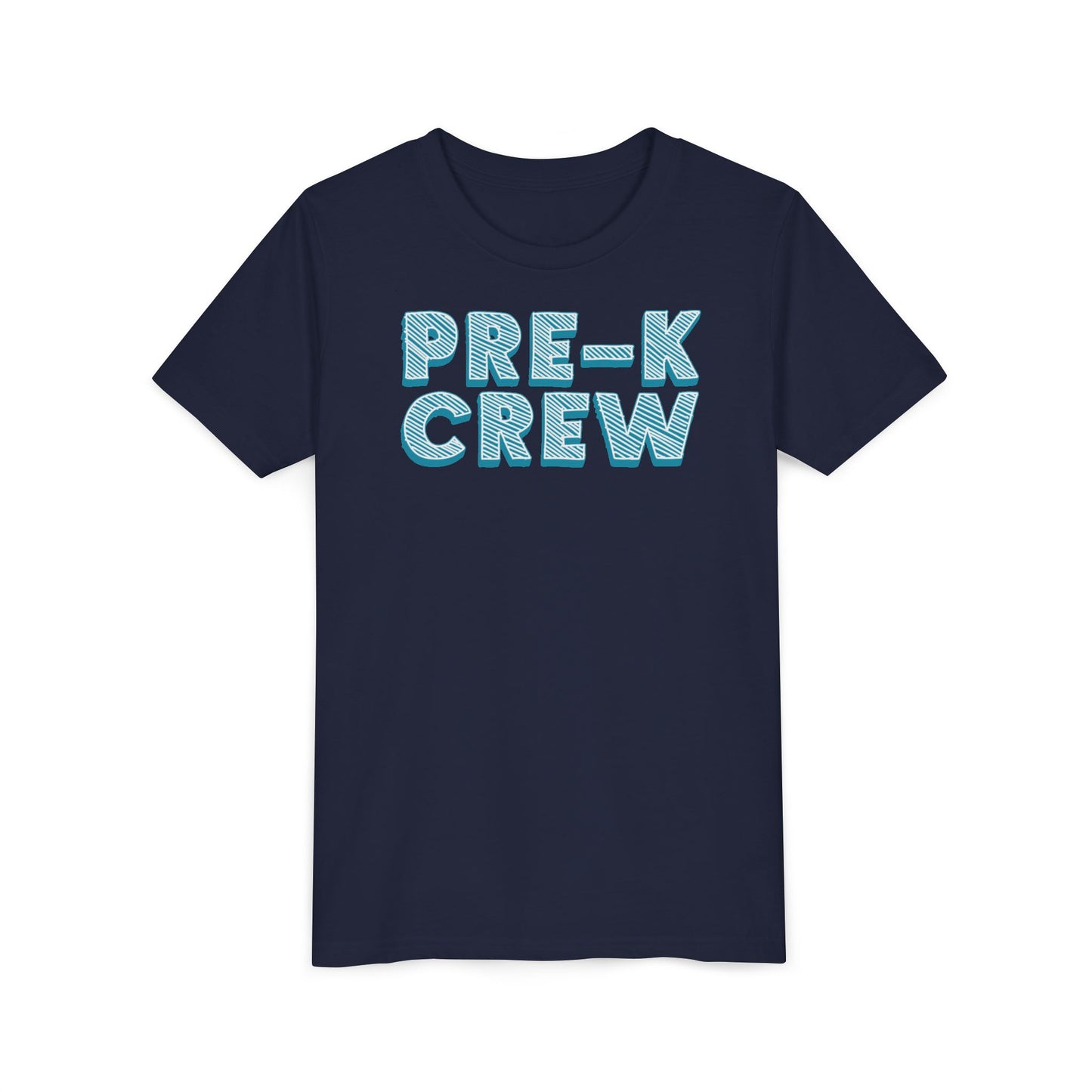 Custom Crossed Out Pre-K Crew Youth T-Shirt