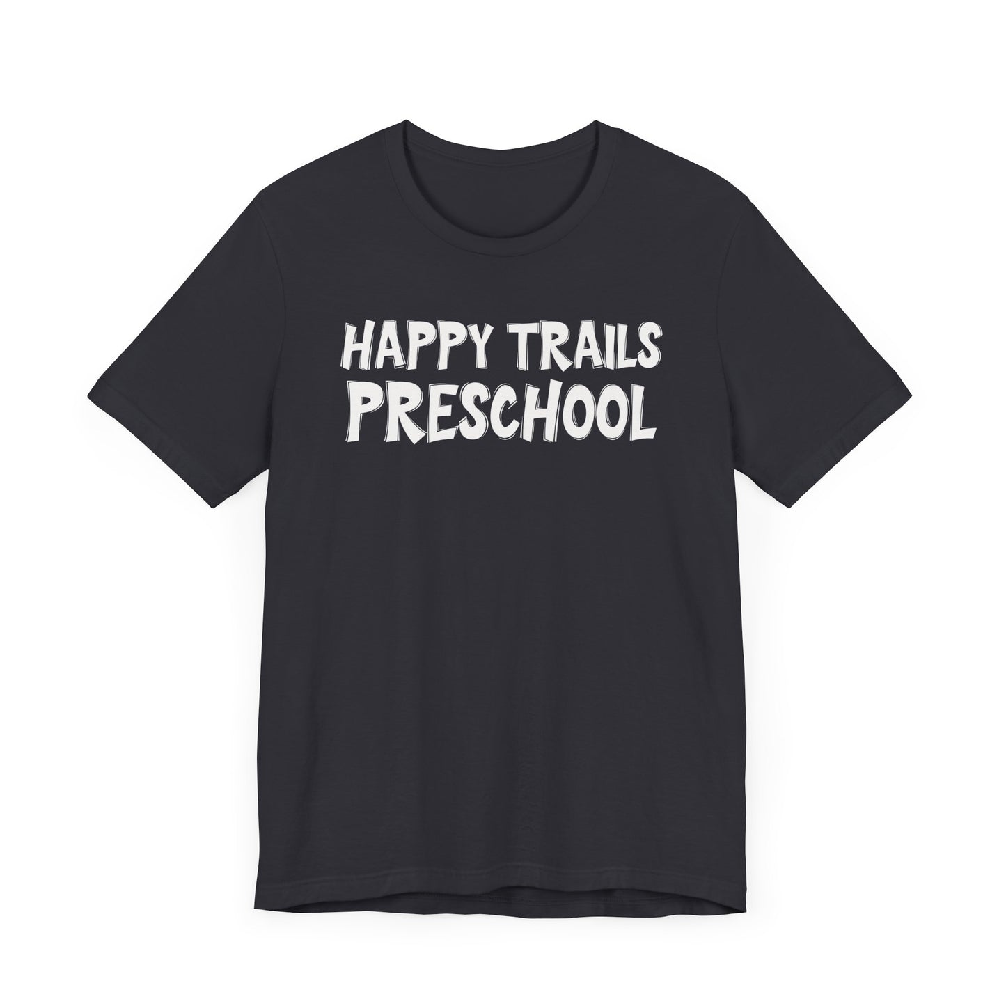 Custom Unisex School Name Outlined T-Shirt