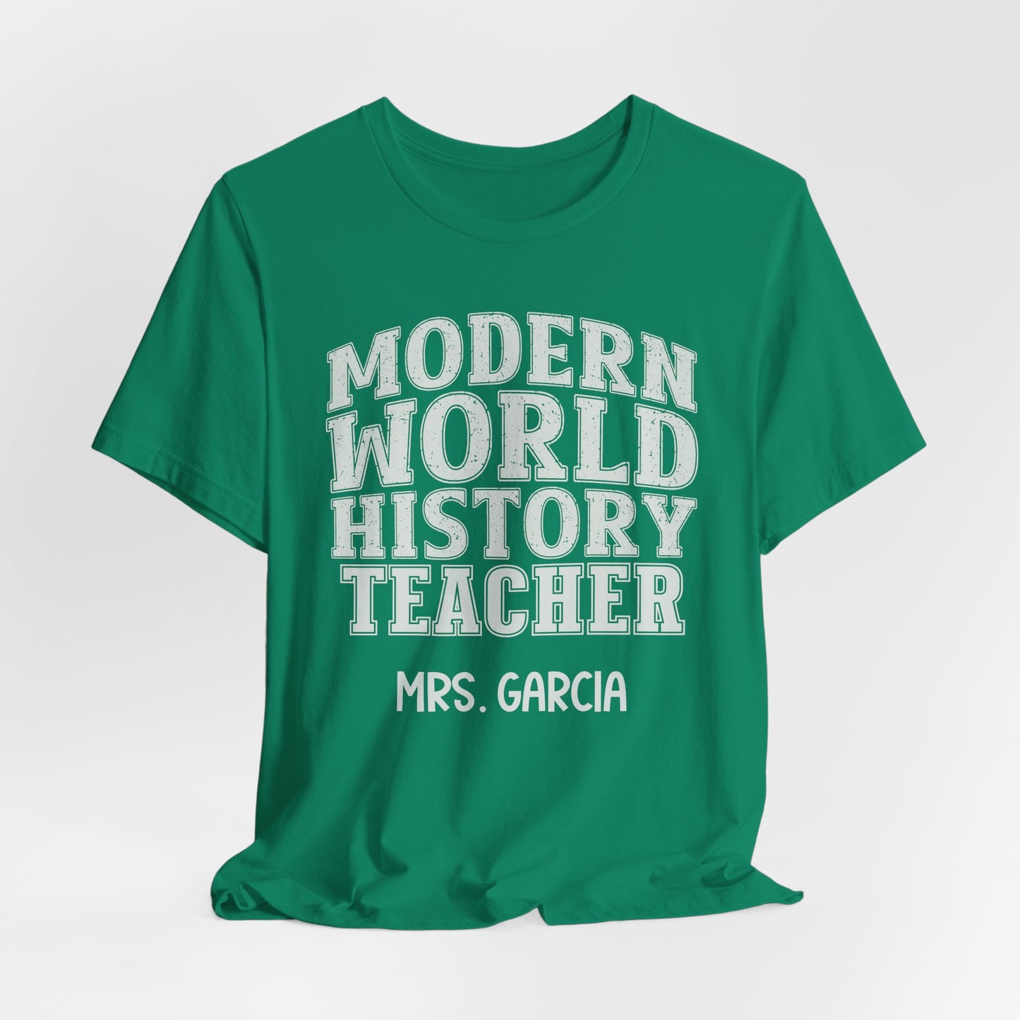 Custom Unisex Modern World History Teacher T-Shirt