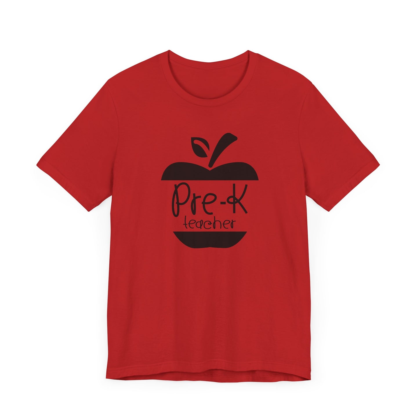Custom Unisex Pre-K Teacher Apple T-Shirt
