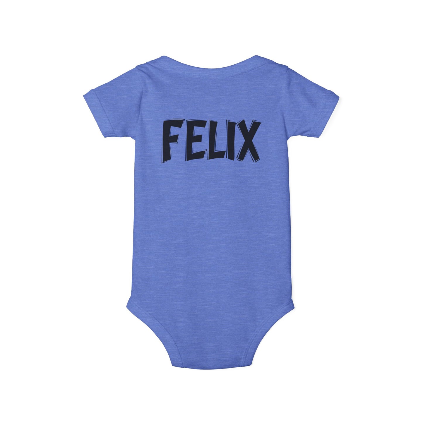 Custom School Name Infant Jersey Outlined One Piece
