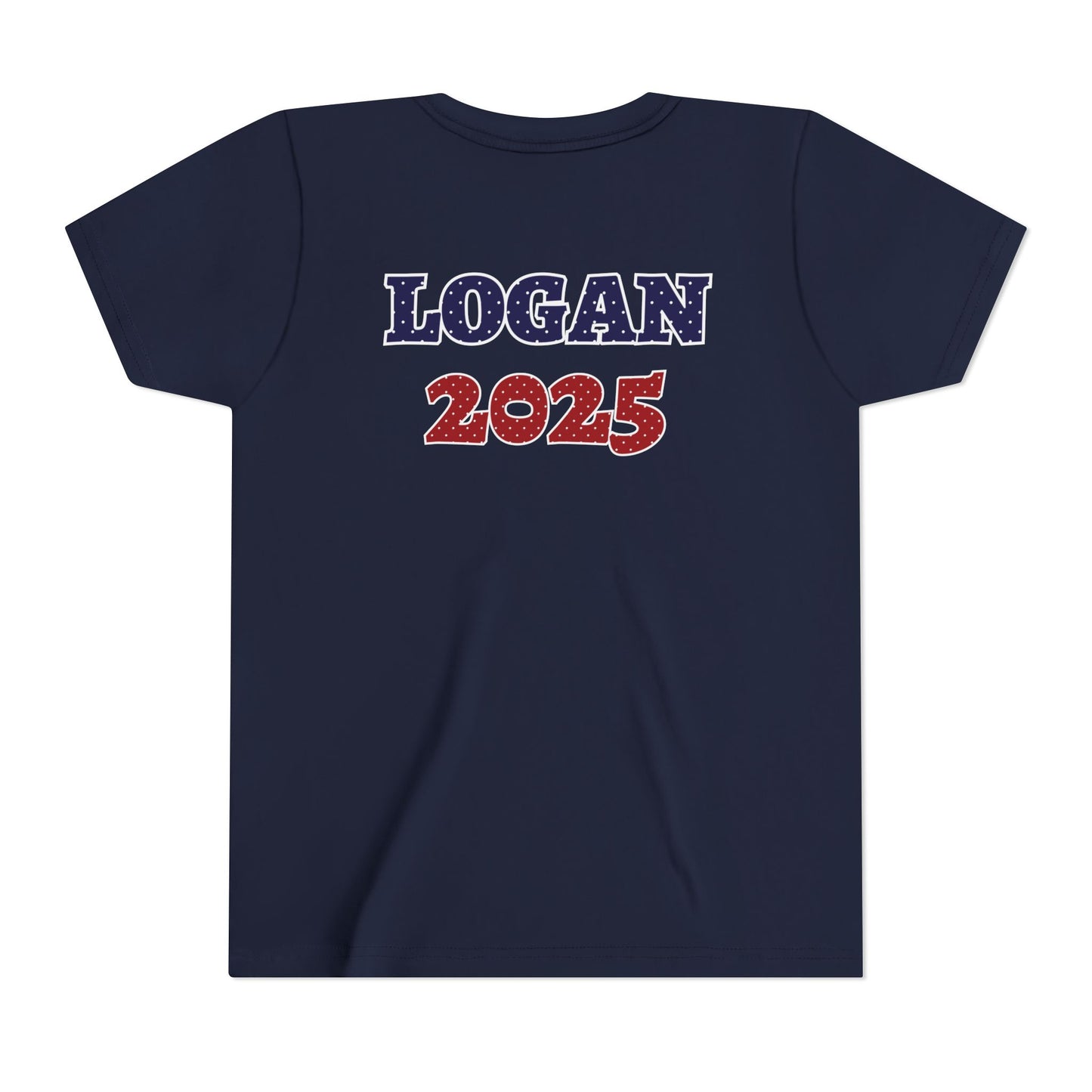 Custom Polka Dot Preschool Crew Youth T-Shirt