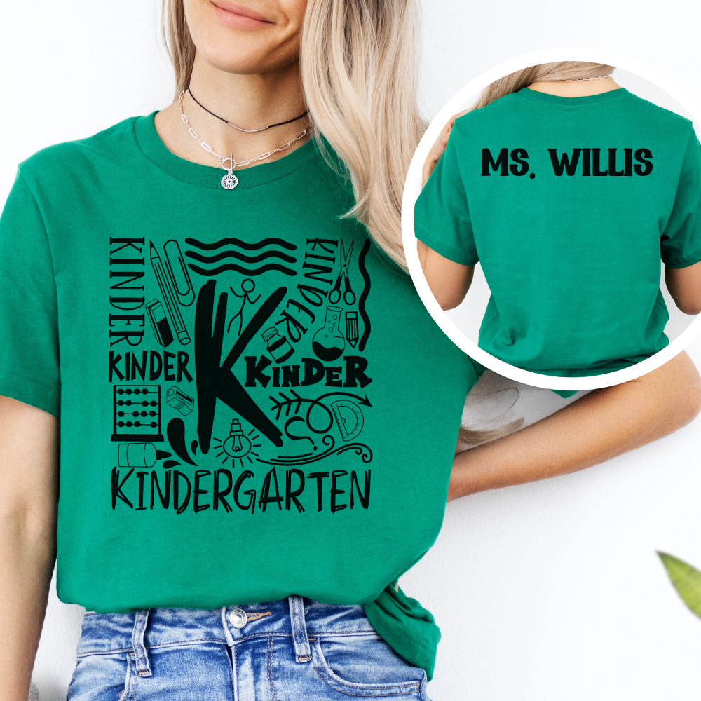 Custom Unisex Kindergarten T-Shirt