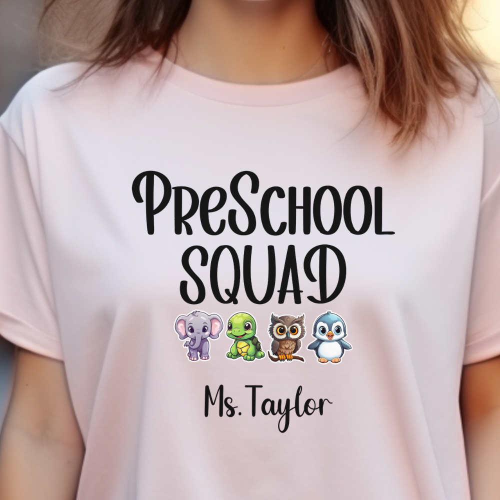 Custom Unisex PreSchool Squad T-Shirt