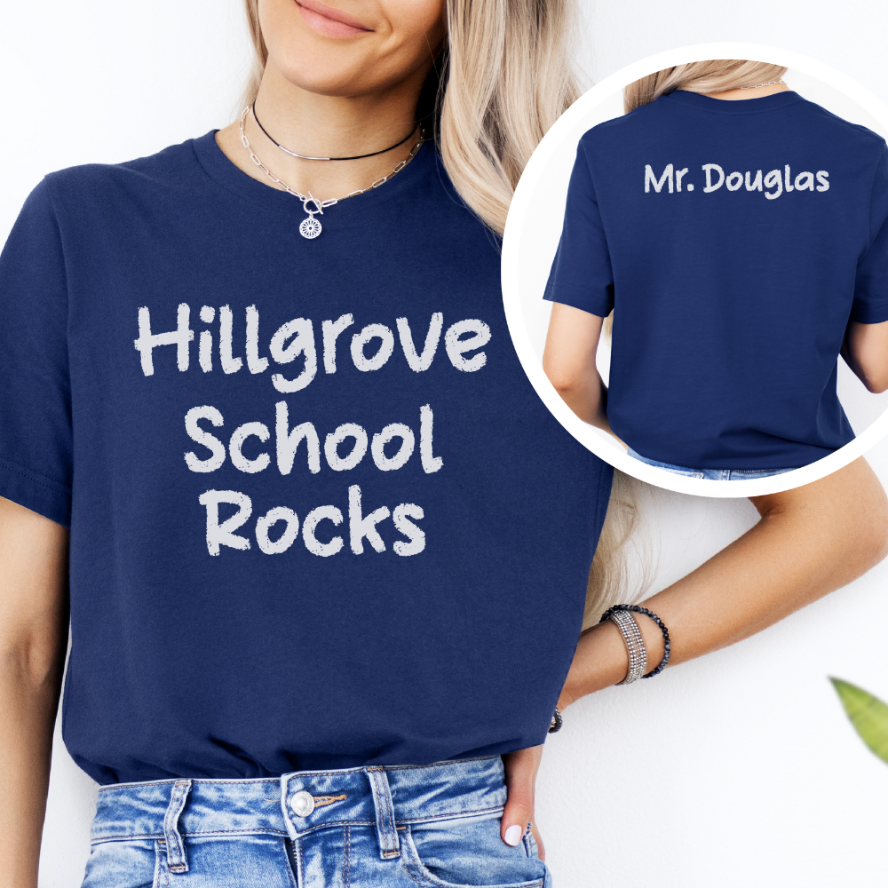 Custom Unisex School Chalk T-Shirt