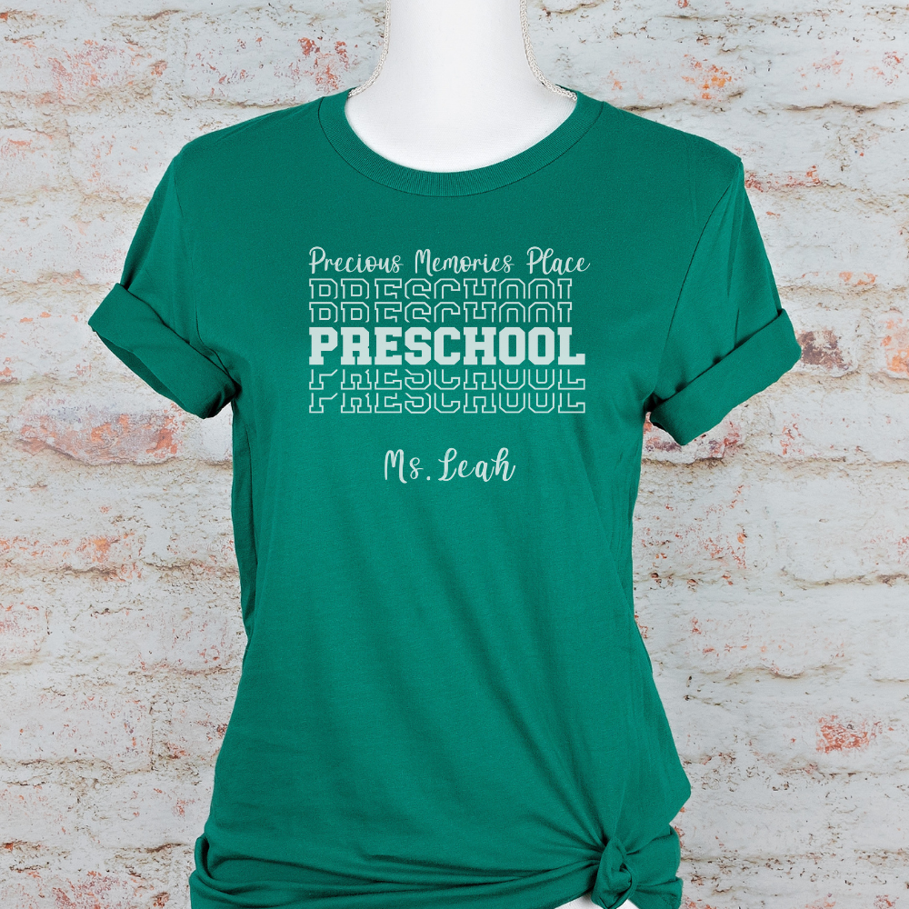 Custom Unisex Preschool Name T-Shirt