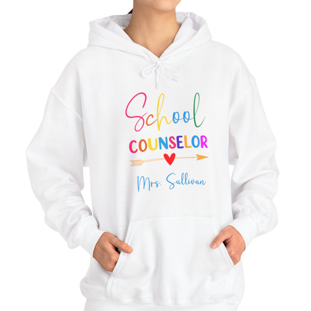 Custom Unisex Heavy Blend School Counselor Hoodie