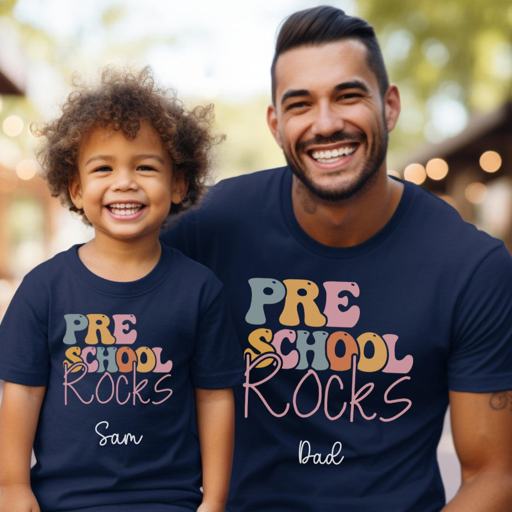 Custom Youth PreSchool Rocks T-Shirt