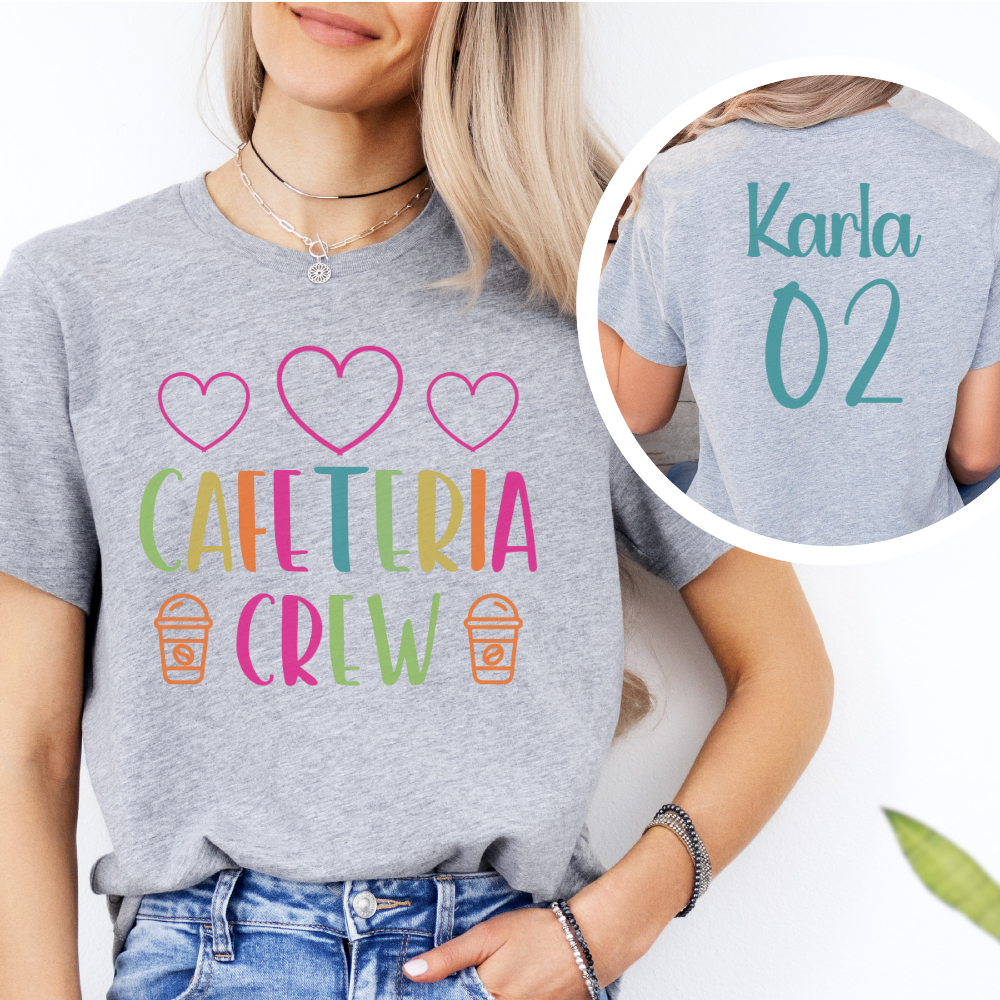 Custom Unisex Cafeteria Crew T-shirt