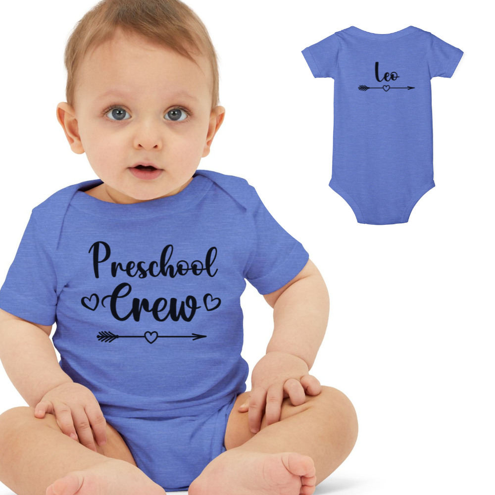 Custom Preschool crew Infant Jersey One Piece