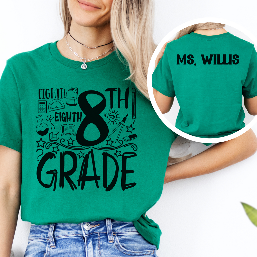 Custom Unisex 8th Grade T-Shirt