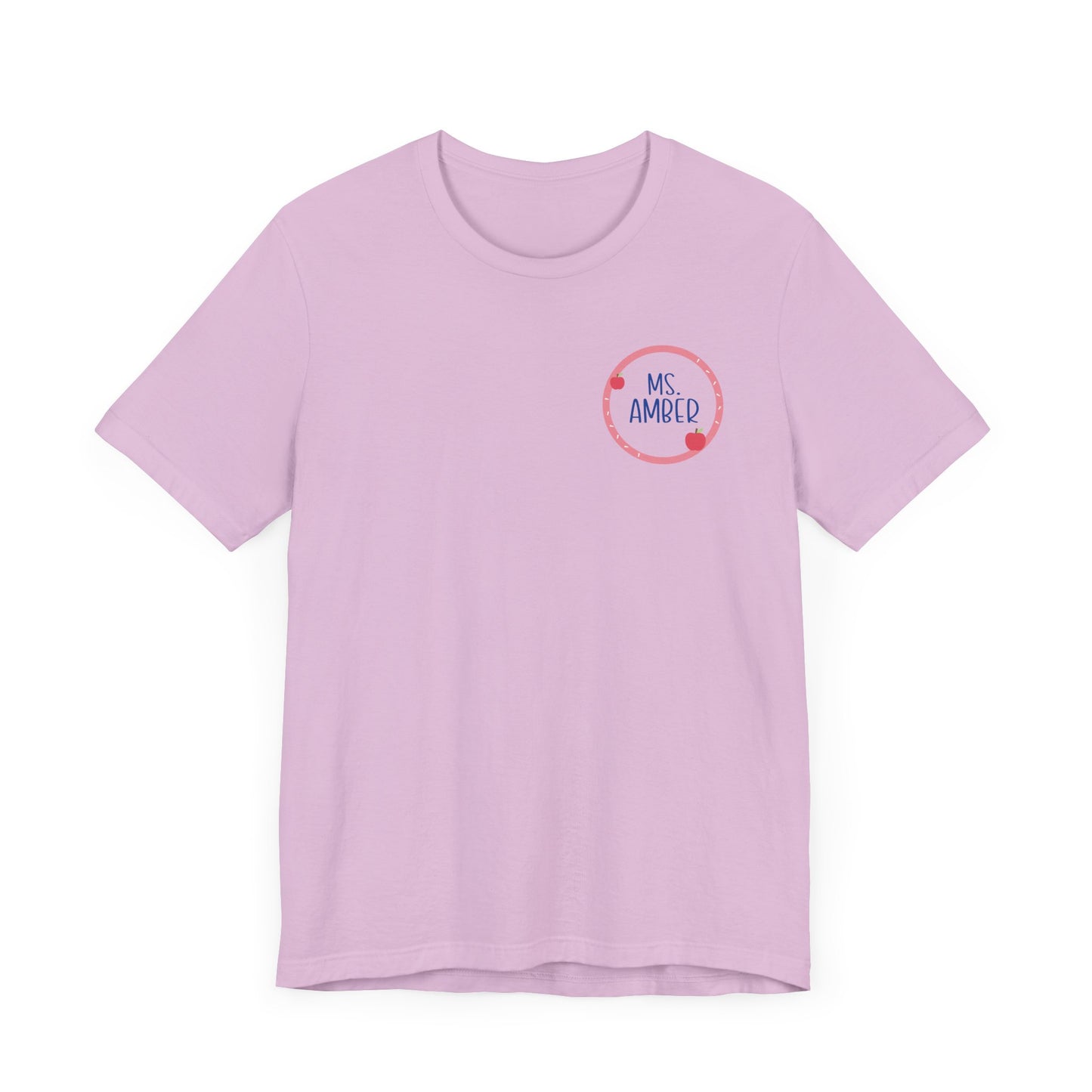 Custom Unisex Apple Circle T-Shirt