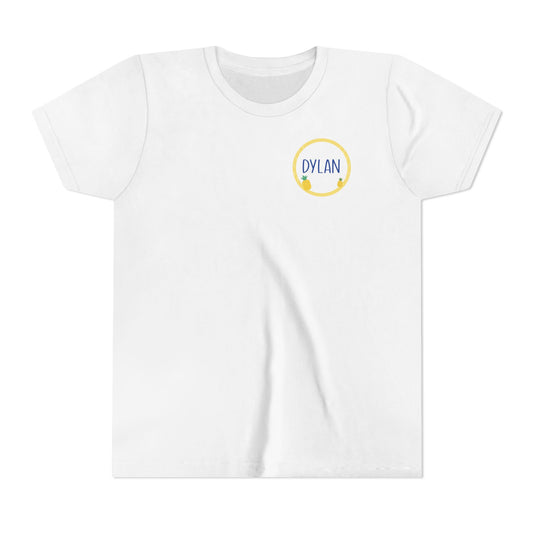 Custom Pineapple Circle Youth T-Shirt