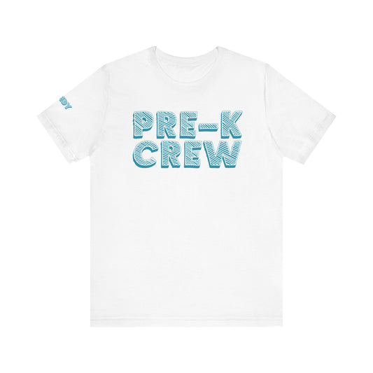 Custom Unisex Crossed Out Pre-K Crew T-Shirt