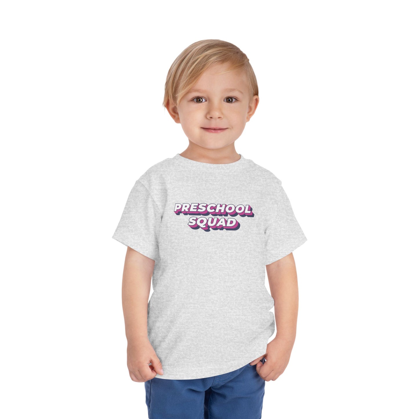 Custom Layered Preschool Squad Toddler T-Shirt