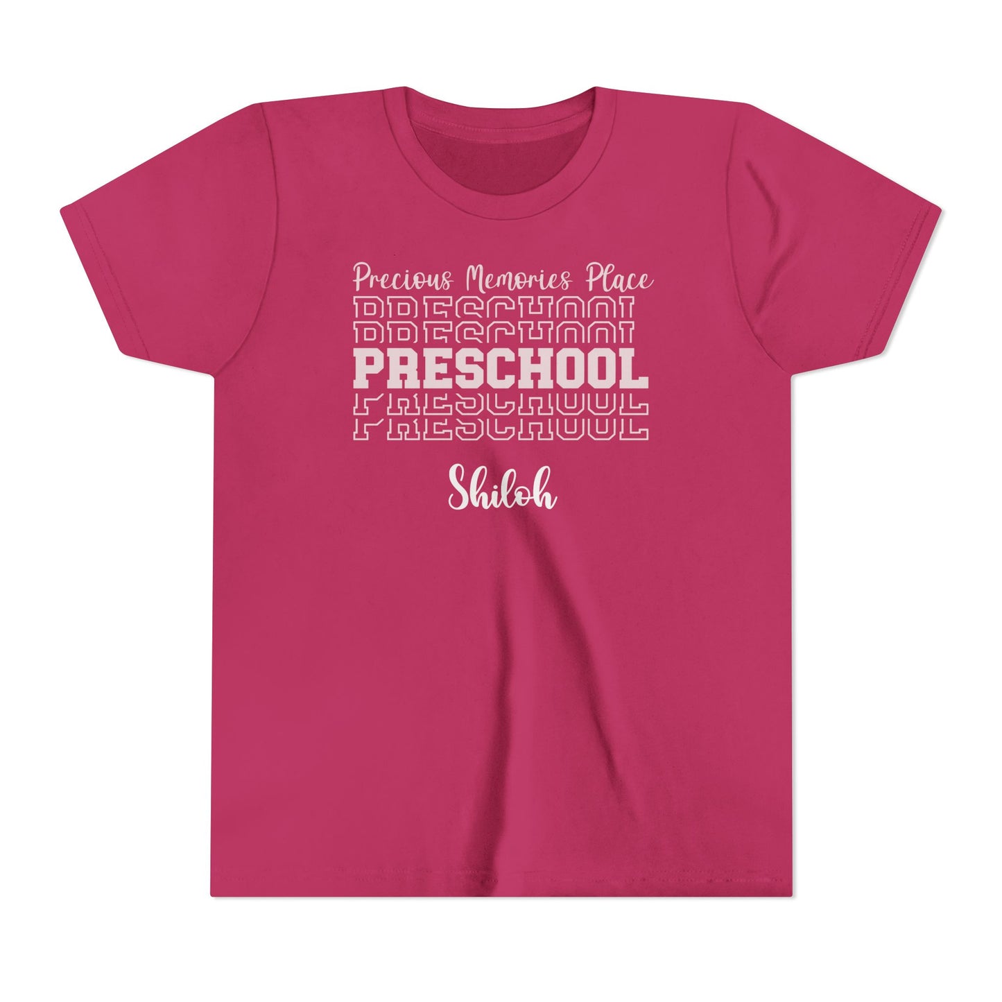 Custom Preschool Youth Tee - School Spirit Building Shirt