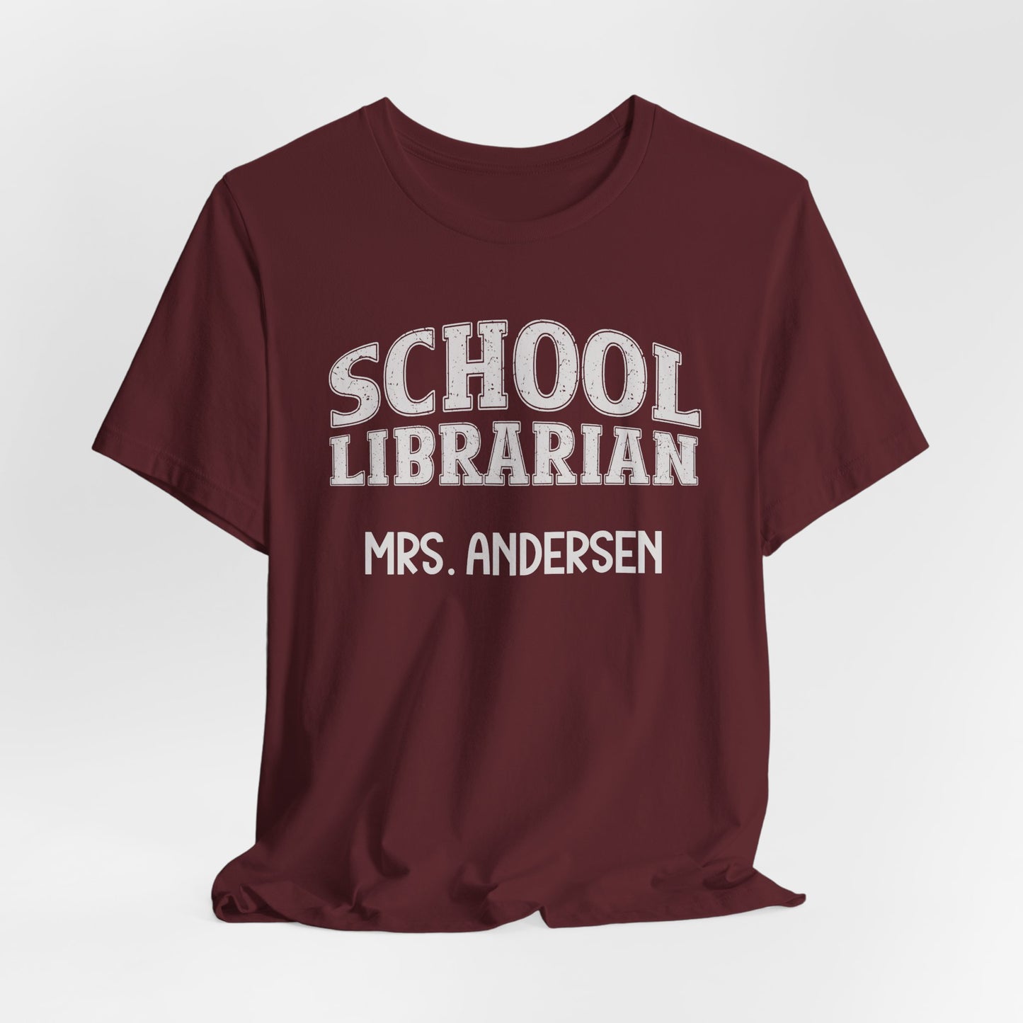 Custom Unisex School Librarian T-Shirt
