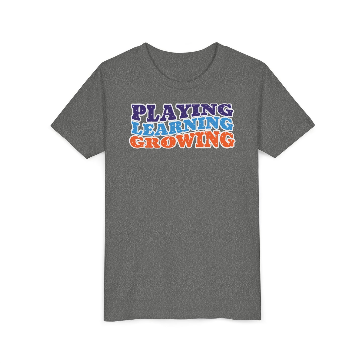 Custom Playing Learning Growing Youth T-Shirt