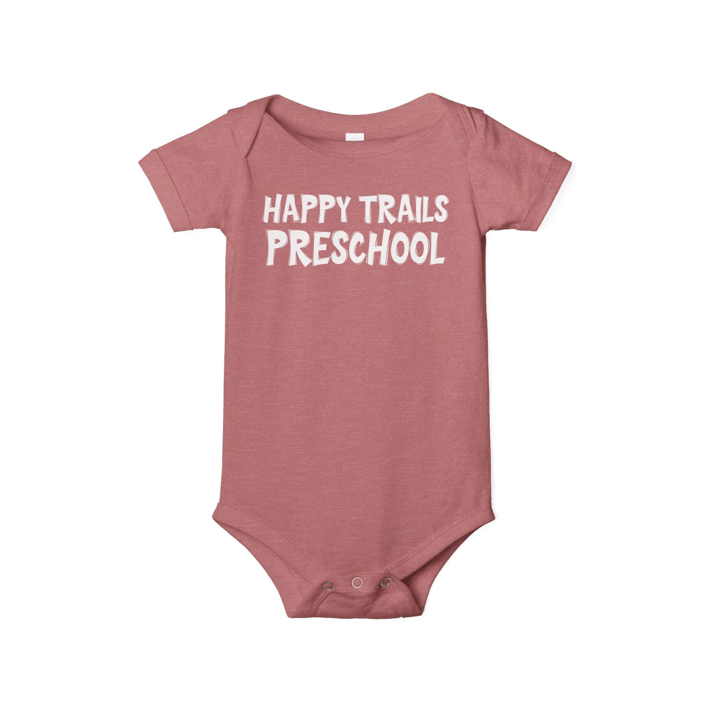Custom School Name Infant Jersey Outlined One Piece
