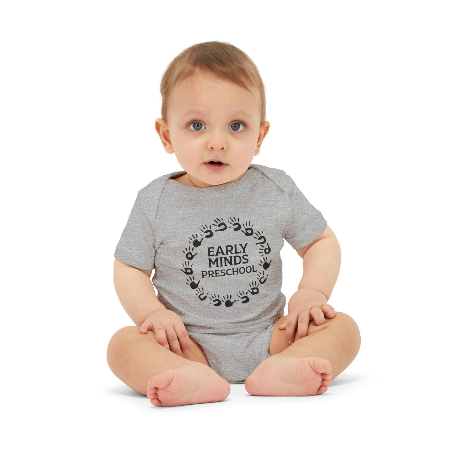 Custom Circle Handprints Infant Jersey One Piece