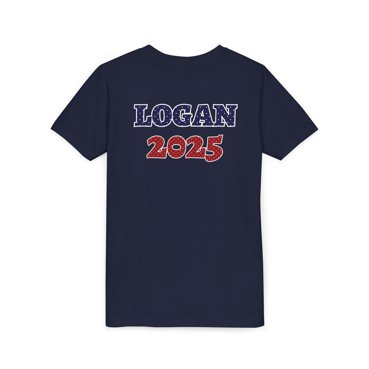 Custom Polka Dot Preschool Crew Youth T-Shirt