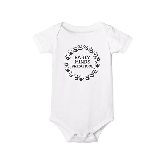 Custom Circle Handprints Infant Jersey One Piece