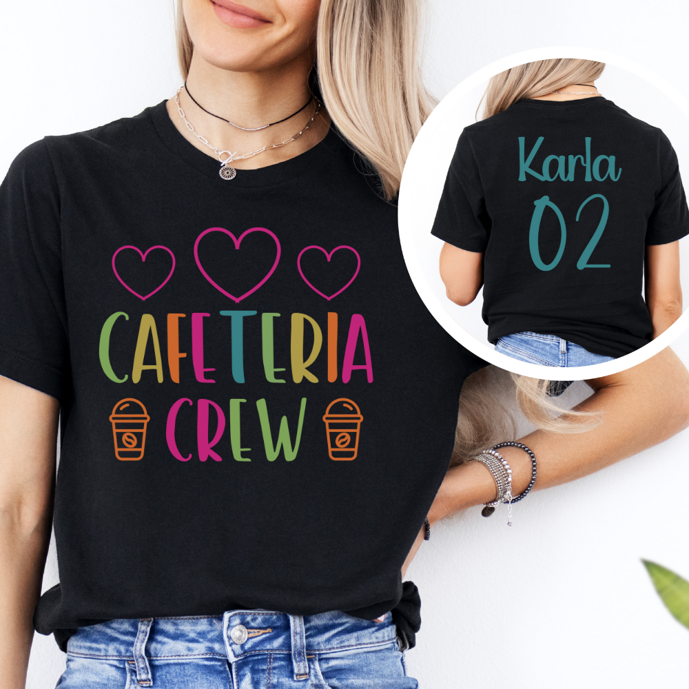 Custom Unisex Cafeteria Crew T-shirt