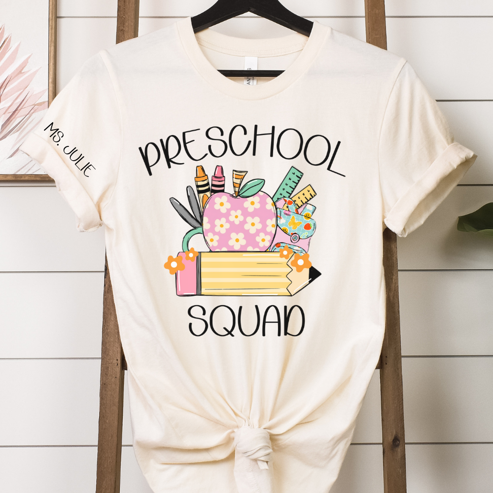 Custom Unisex Preschool Squad T-Shirt