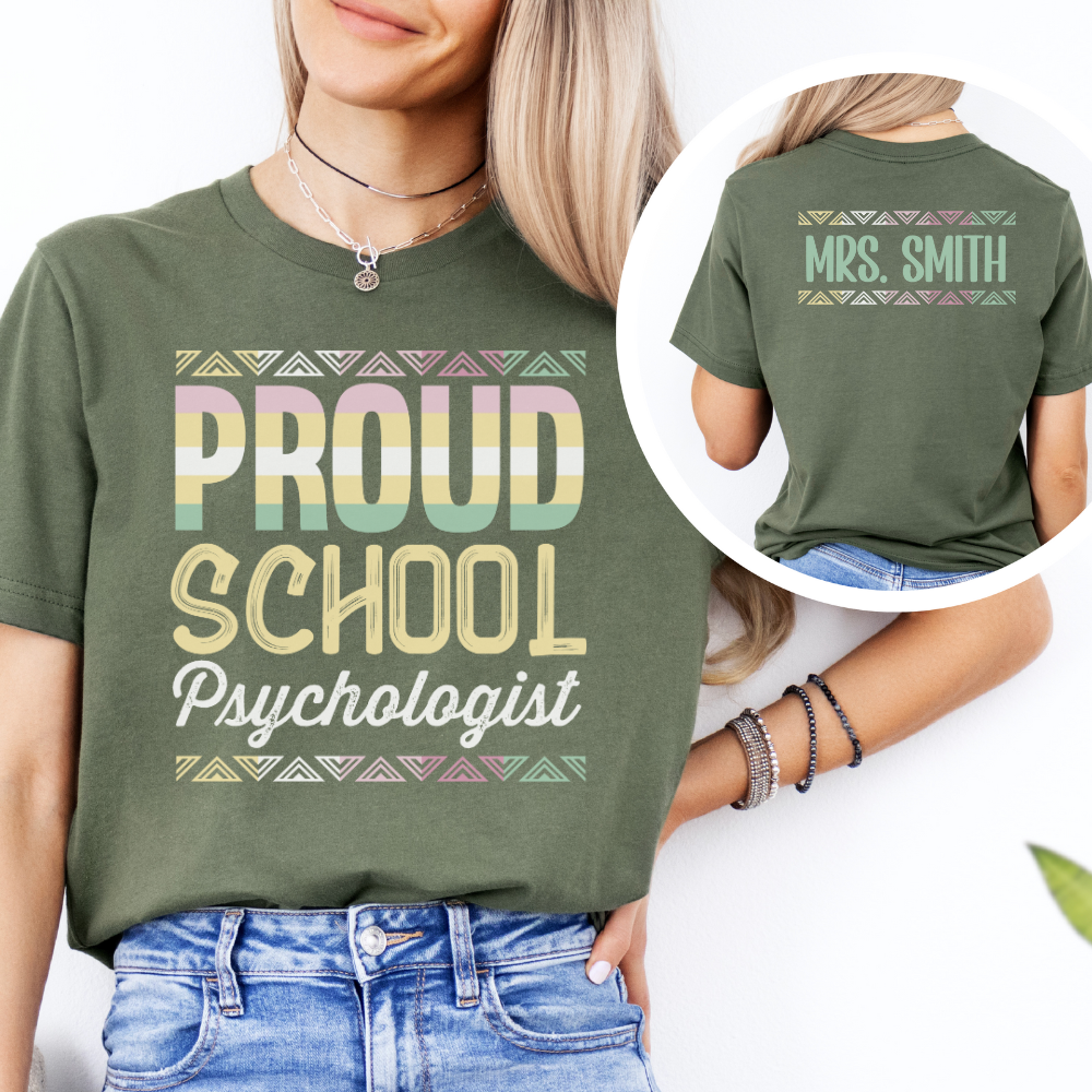 Custom Unisex Proud School Psychologist