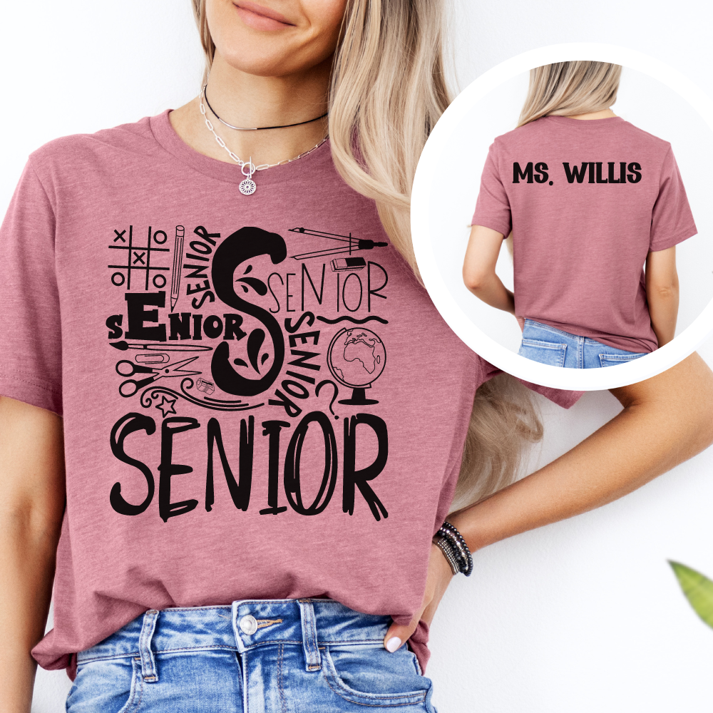 Custom Unisex Senior T-Shirt