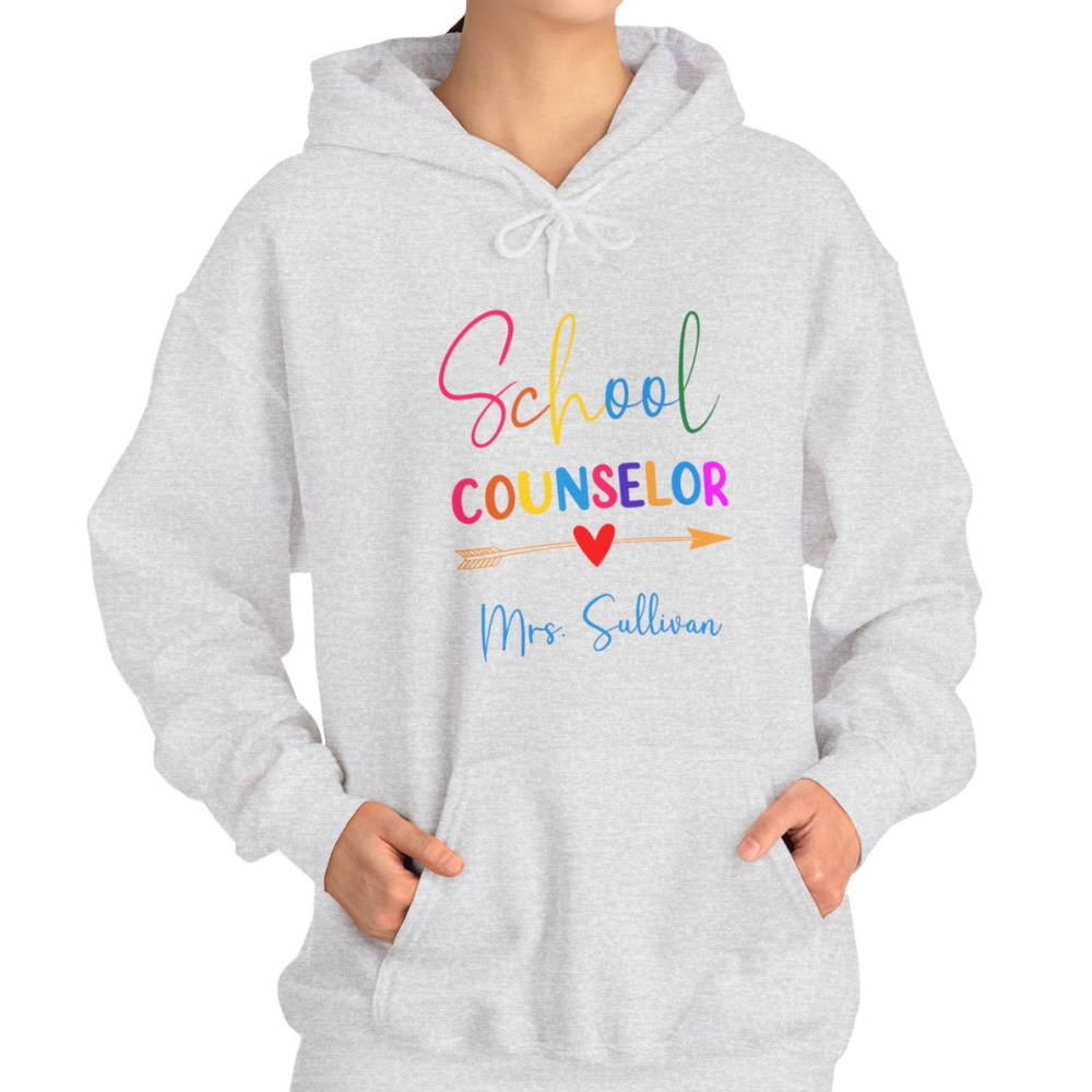 Custom Unisex Heavy Blend School Counselor Hoodie