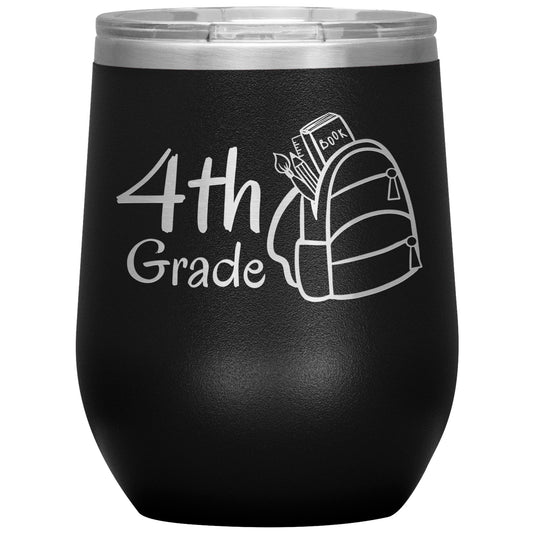 4th Grade Wine Tumbler 📚