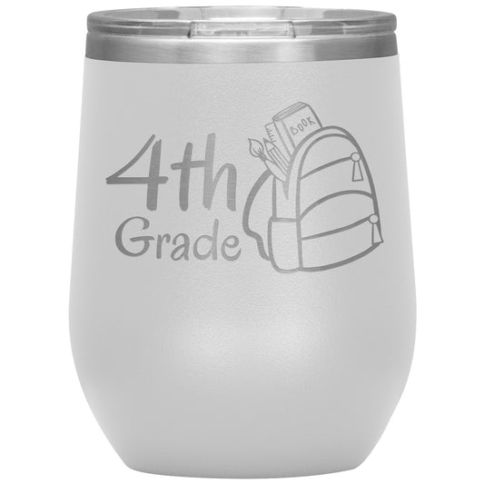 4th Grade Wine Tumbler 📚